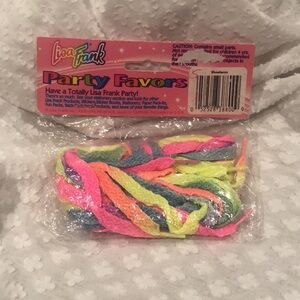 Vintage Lisa Frank Party Favors Rainbow Shoelaces